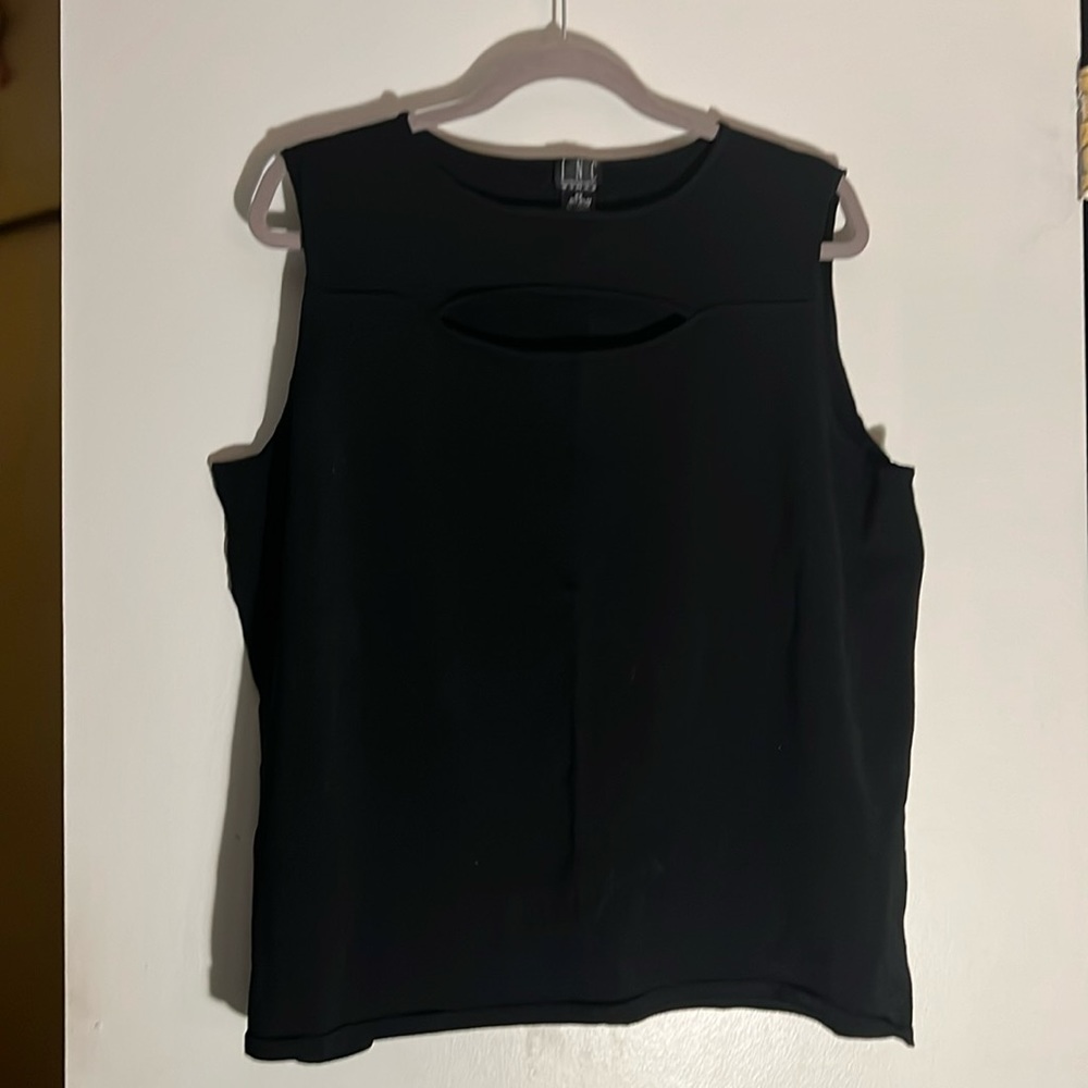Dressy Black tank top INC Woman Size 3X